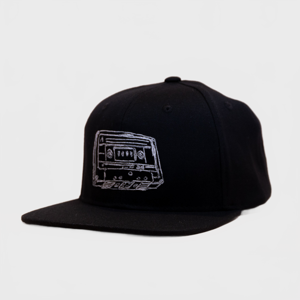 Ca´put Tape Snapback Cap Black