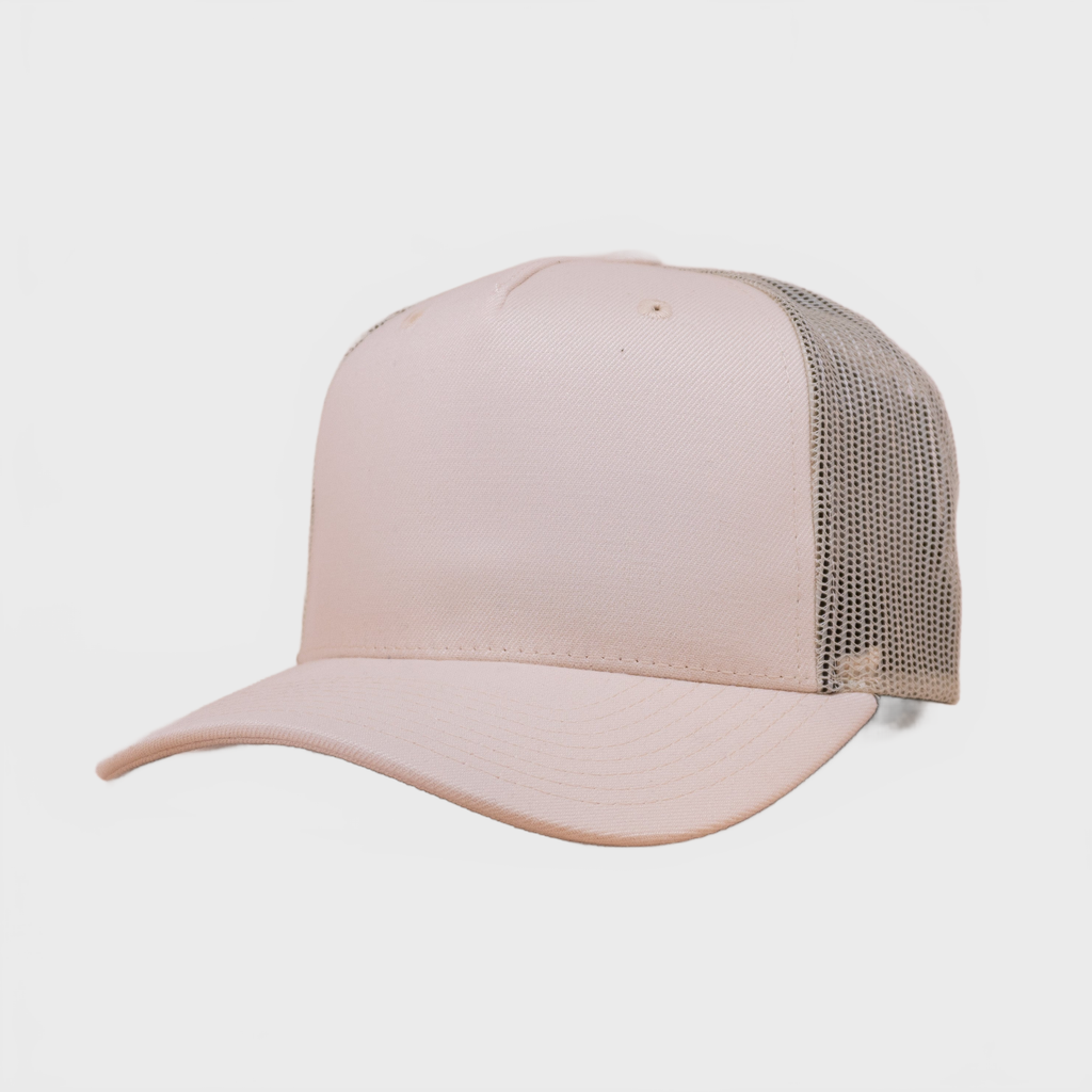 P&P Blank Hooked Trucker Cap Sand
