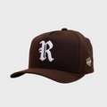 Ca´put Letter R Cap  Brown