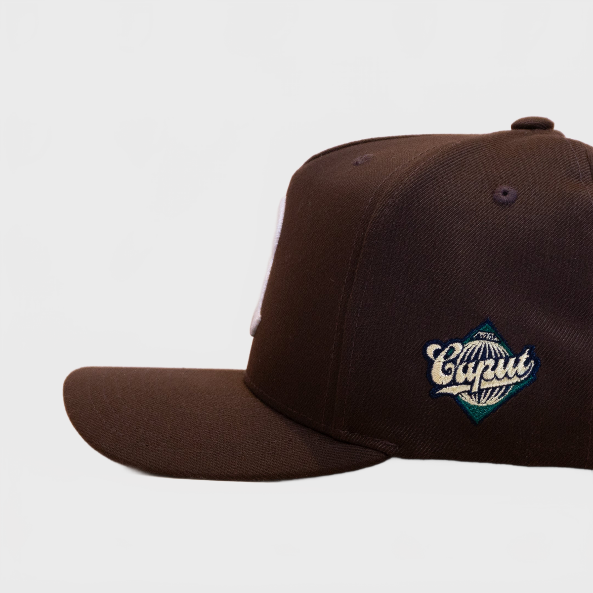 Ca´put Letter R Cap  Brown