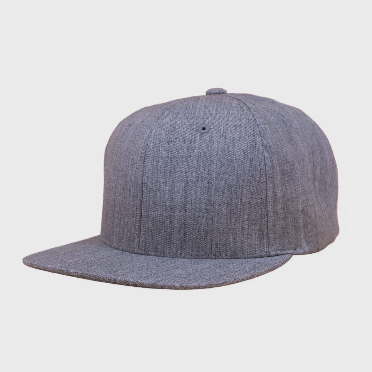 P&P Blank Snapback Cap Heather Grey