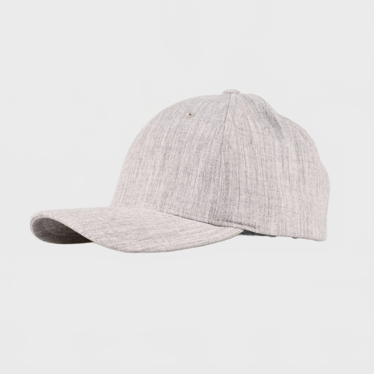 P&P Recycled Blank Hooked Cap Heather Grey