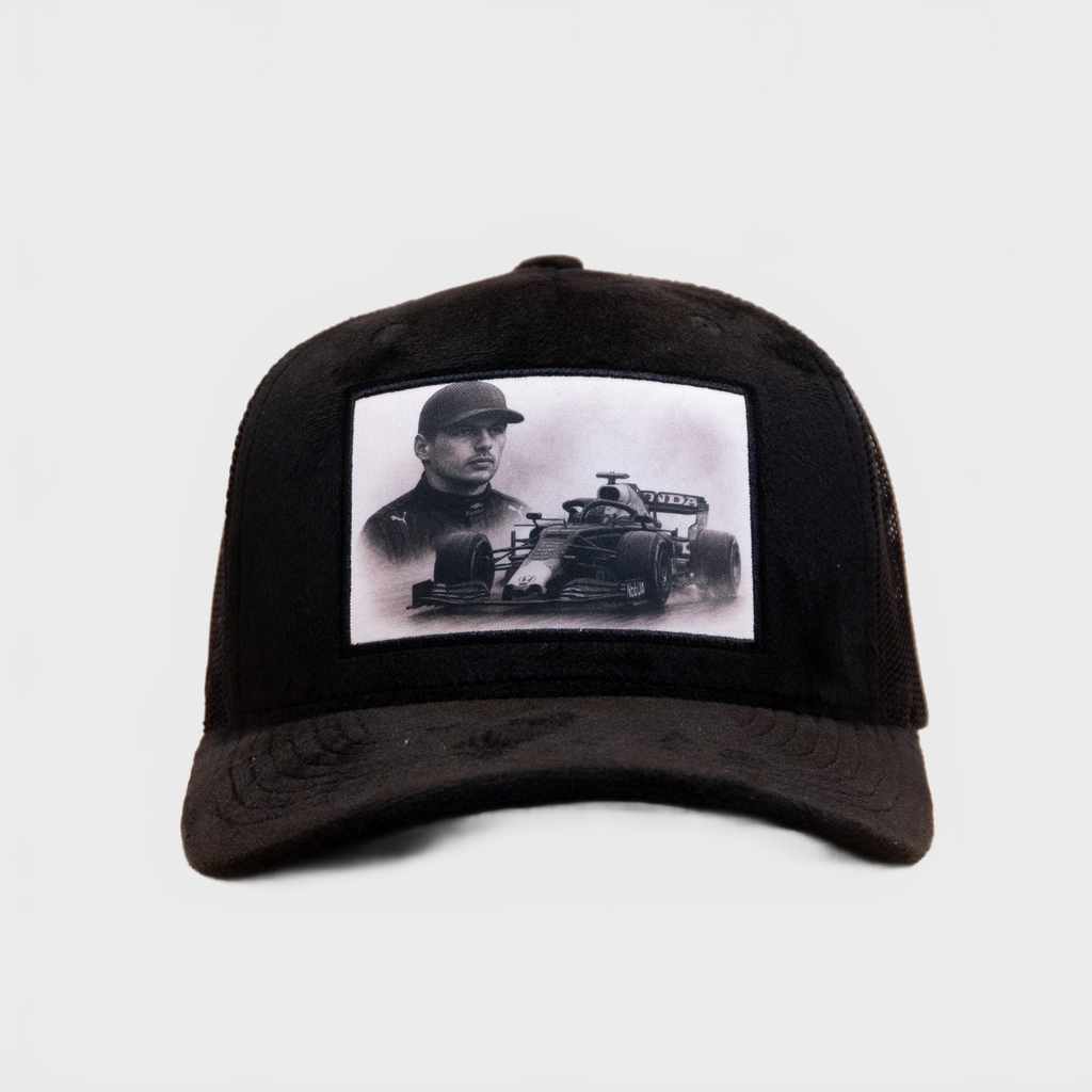 Lucente Race Velvet Cap Black
