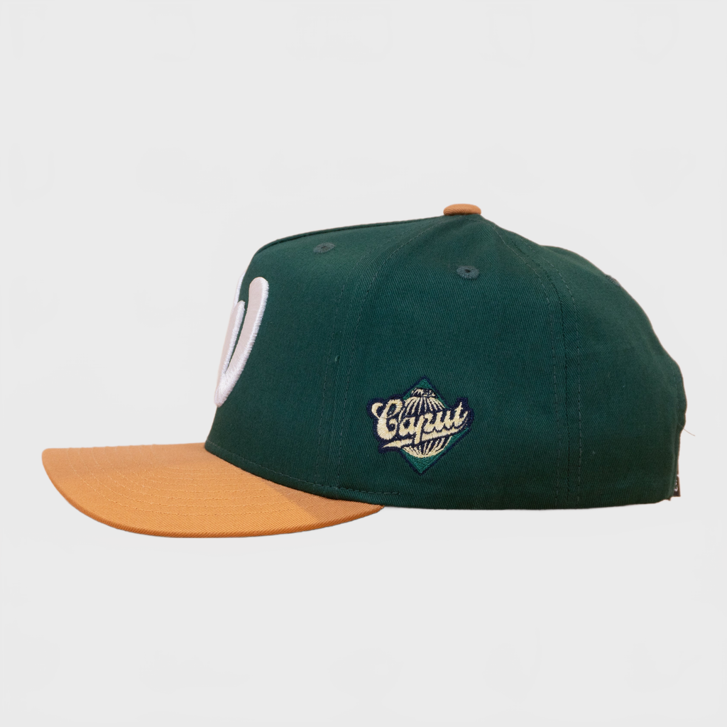 Ca'put Letter W Cap Green
