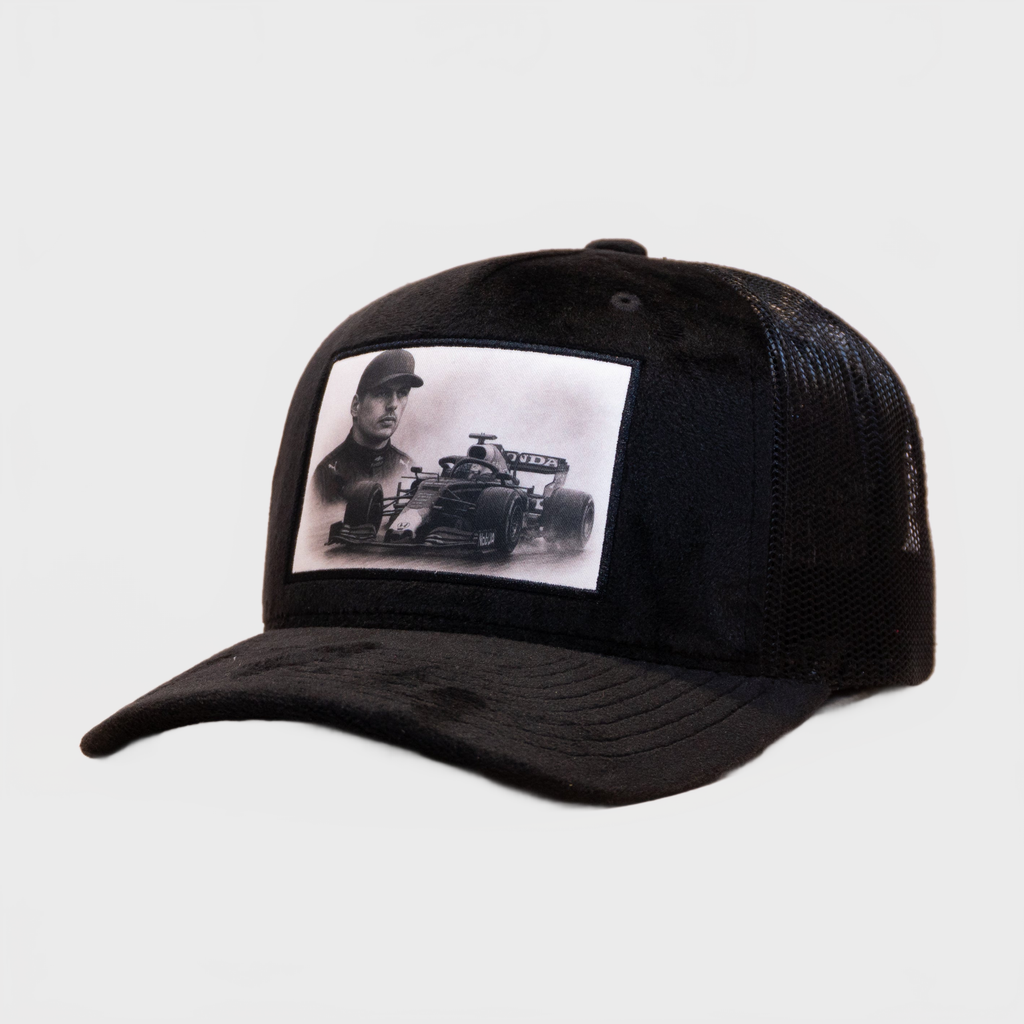 Lucente Race Velvet Cap Black