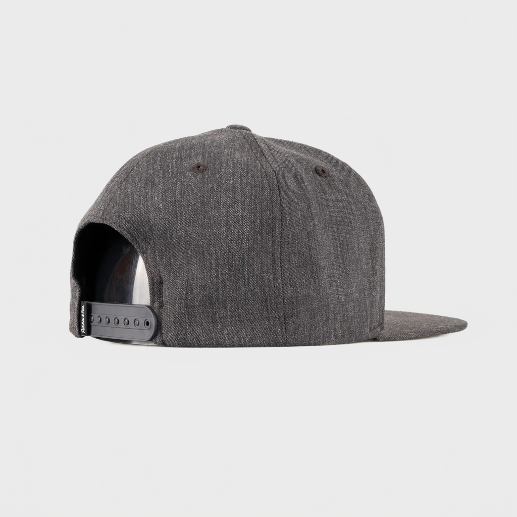 P&P Recycled Blank Snapback Cap Charcoal
