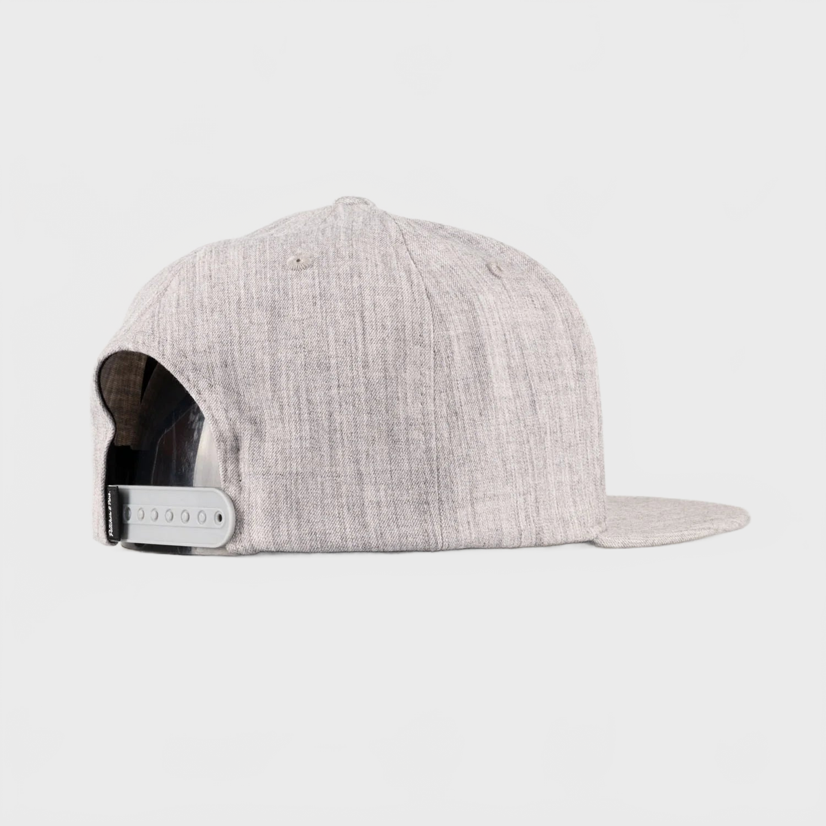 P&P Recycled Blank Snapback Cap Heather Grey